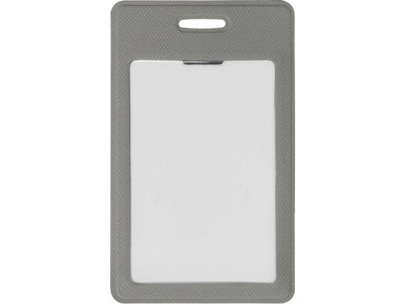 Вертикальный карман из экокожи для карты Favor, светло-серый 