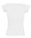 Футболка женская Melrose 150 с глубоким вырезом, белая 