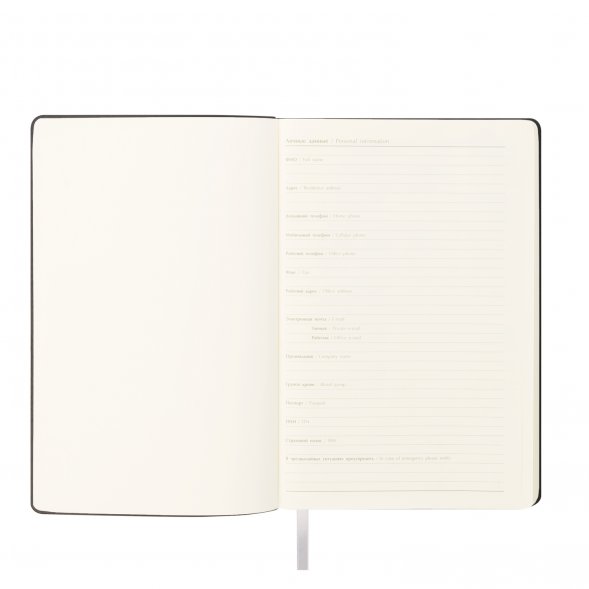 Ежедневник Velvet City недатированный, белый  (без упаковки, без стикера) 