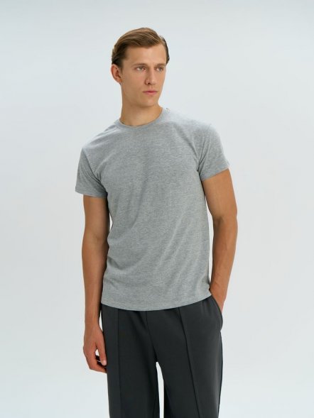 Футболка унисекс Regent 150, серый меланж 