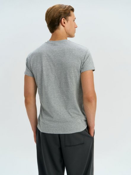 Футболка унисекс Regent 150, серый меланж 