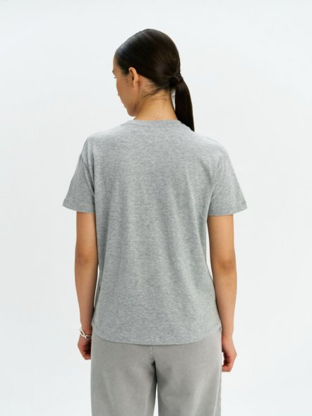 Футболка унисекс Regent 150, серый меланж 