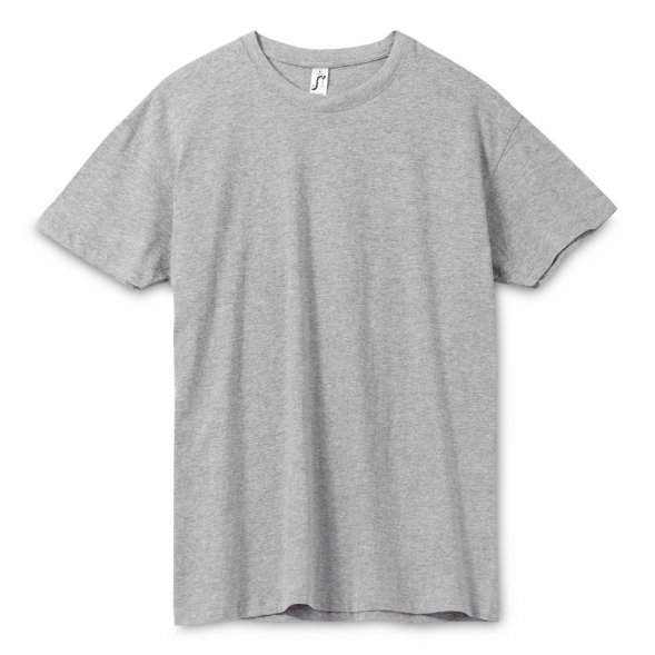 Футболка унисекс Regent 150, серый меланж 