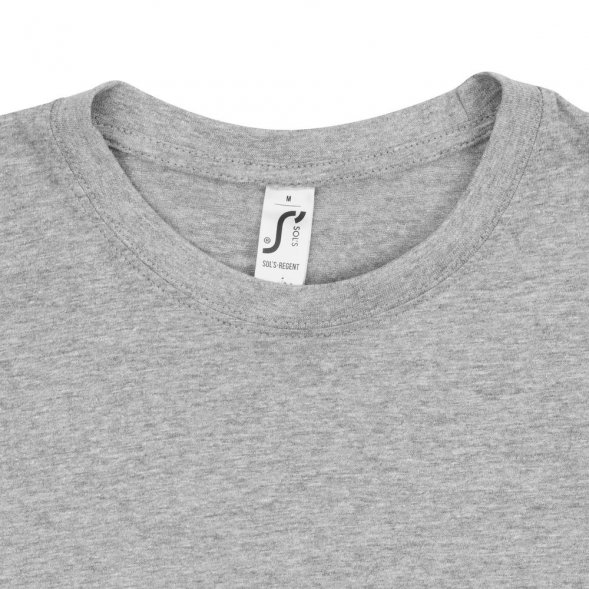 Футболка унисекс Regent 150, серый меланж 