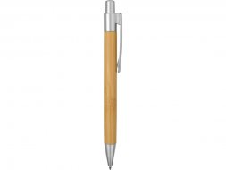 Ручка шариковая Arasiyama из бамбука, серебряный, синие чернила