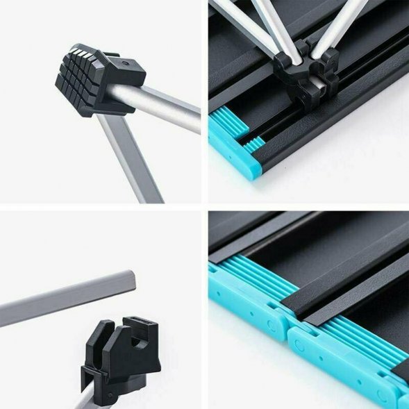 Стол Tourist Twist складной, темно-серый 