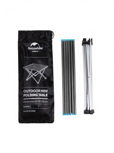 Стол Tourist Twist складной, темно-серый 