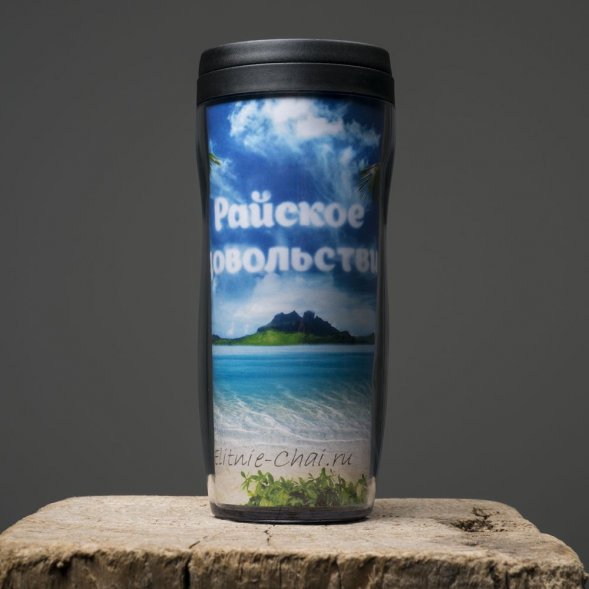 Термостакан Poster, с черной крышкой 