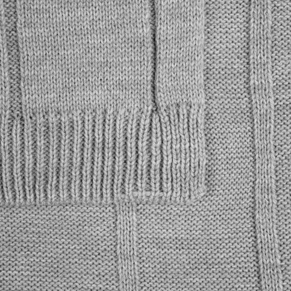 Плед Bambolay, светло-серый 