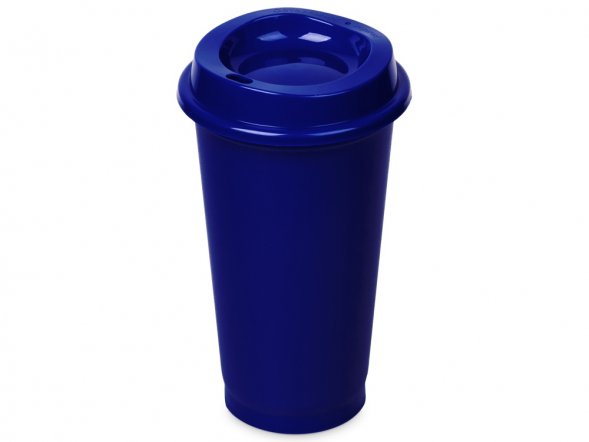 Стакан-тамблер SipGo, 400мл, синий 286С 