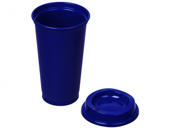 Стакан-тамблер SipGo, 400мл, синий 286С 