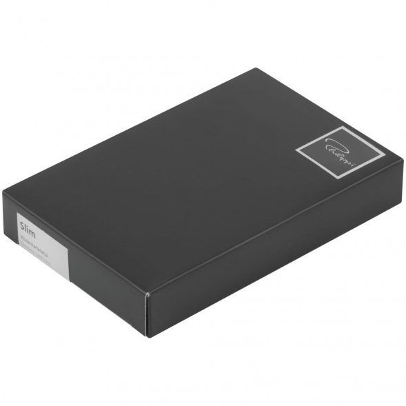 Футляр для визитных карт Slim, черный 