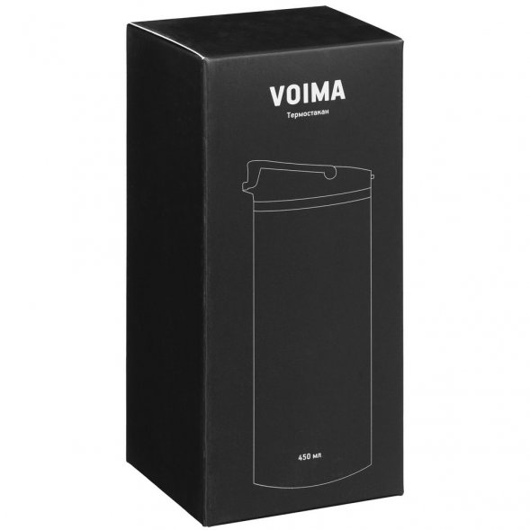 Термостакан Voima, черный 