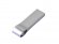 USB 2.0-флешка на 16 Гб с мини чипом, компактный дизайн, боковое отверстие для цепочки 