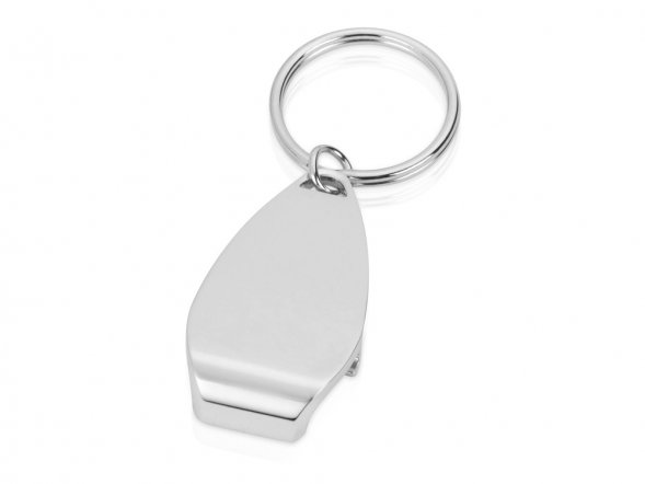 Брелок-открывалка Всегда с собой, серебристый 