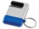 Подставка-брелок для мобильного телефона GoGo, серебристый/синий 