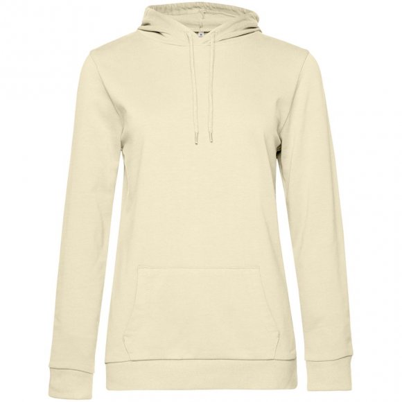 Толстовка с капюшоном женская Hoodie, светло-желтая 