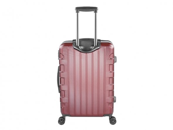 Чемодан BUGATTI Galatea, красный, поликарбонат / АБС-пластик, 46х27,5х67 см, 65 л 