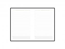 Ежедневник А5 недатированный Mercury, серый