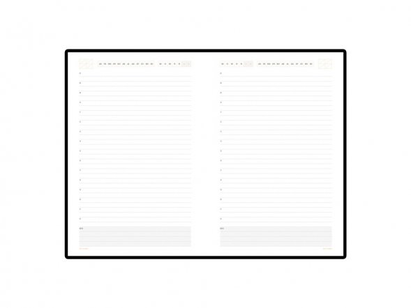 Ежедневник А5 недатированный Mercury, серый 