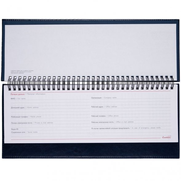 Планинг Faro, датированный, синий 