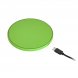 Беспроводное зарядное устройство с подсветкой 15W Auris, салатовое 