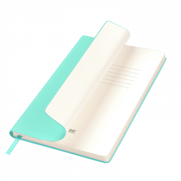 Ежедневник Spark недатированный, мятный (с упаковкой, со стикерами) 