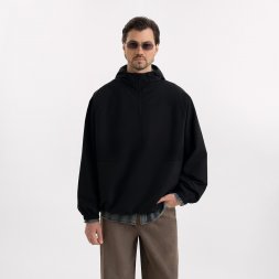 Ветровка оверсайз, унисекс RISSMAN, черная