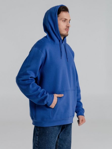 Толстовка с капюшоном Slam 320, ярко-синяя 