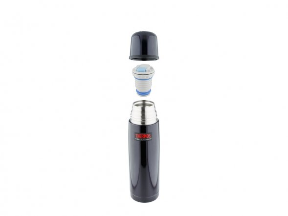 Термос из нерж. стали тм THERMOS FBB-750BC Midnight Blue 0.75L, голубой 