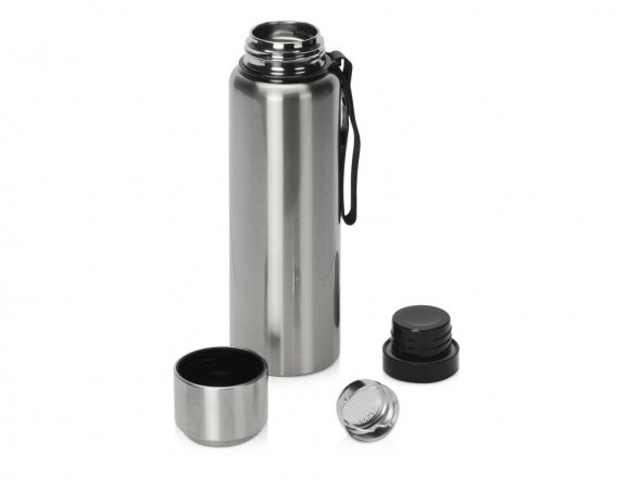 Вакуумный термос Story, серебристый 