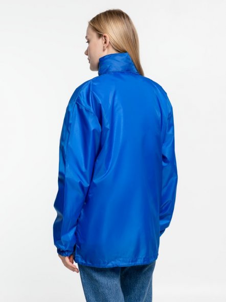 Ветровка унисекс Shift, ярко-синяя 