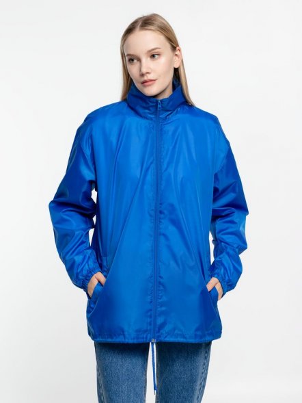 Ветровка унисекс Shift, ярко-синяя 