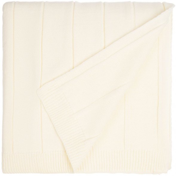 Плед Bambolay, молочно-белый 