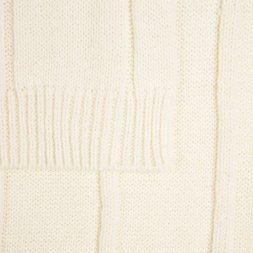 Плед Bambolay, молочно-белый