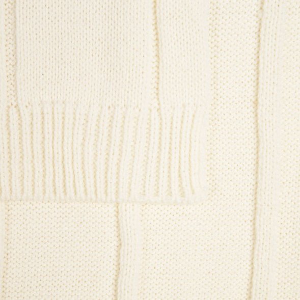 Плед Bambolay, молочно-белый 