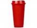 Стакан-тамблер SipGo, 400мл, красный 185С 