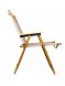 Стул MW02 складной, бежевый 