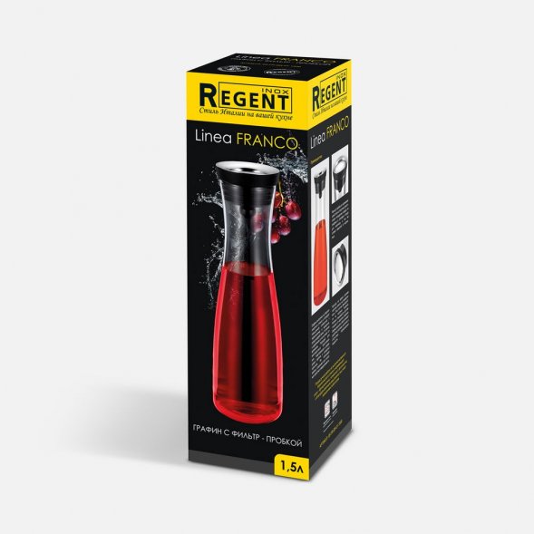 Графин с фильтр-пробкой Linea Franco 