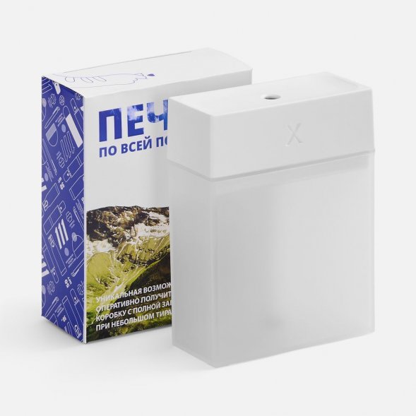 Коробка с полноцветной печатью для увлажнителя Air Square 
