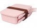 Ланч-бокс Bamberg из бамбукового волокна, розовый 