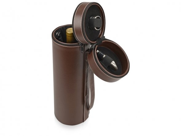 Тубус для вина Божоле, коричневый 