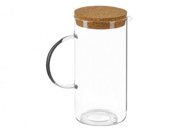 Стеклянный кувшин с крышкой из пробки Fiz 
