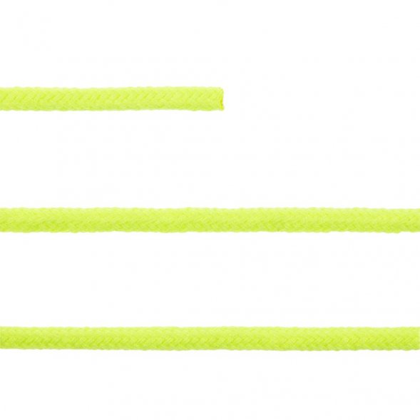 Круглый шнур Lasso L, желтый неон, 110 см 