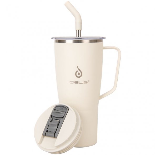 Термостакан Kasumigaoka, белый (молочный) 