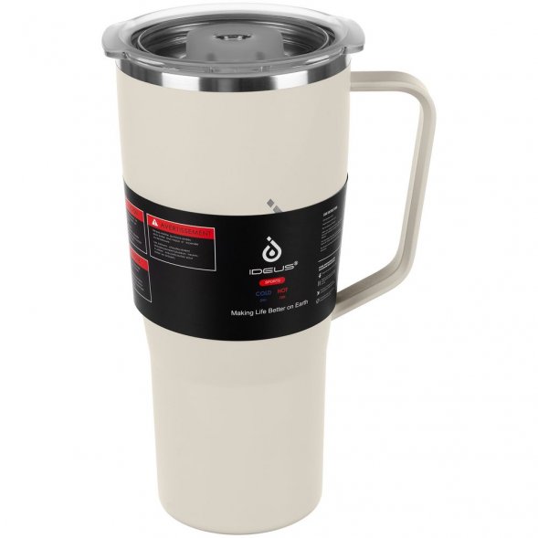 Термостакан Kasumigaoka, белый (молочный) 