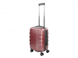 Чемодан BUGATTI Galatea, красный, поликарбонат / АБС-пластик, 36,5х24,5х56 см, 38 л