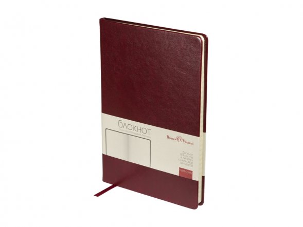 Блокнот А5 Megapolis Nebraska, бордовый 