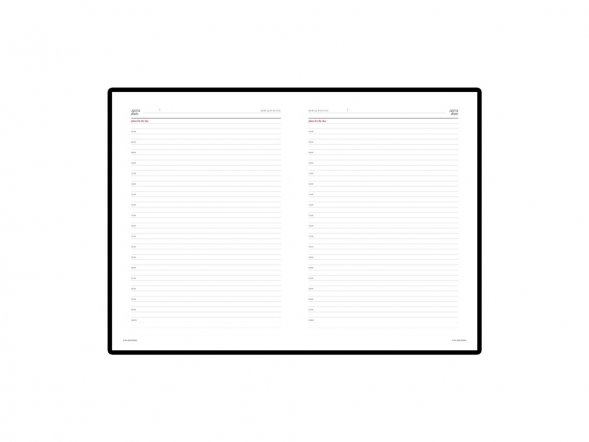 Ежедневник недатированный А4 Velvet, коричневый 