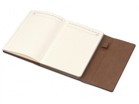 Ежедневник недатированный с магнитным клапаном, А5 WALTZ, темно-синий 